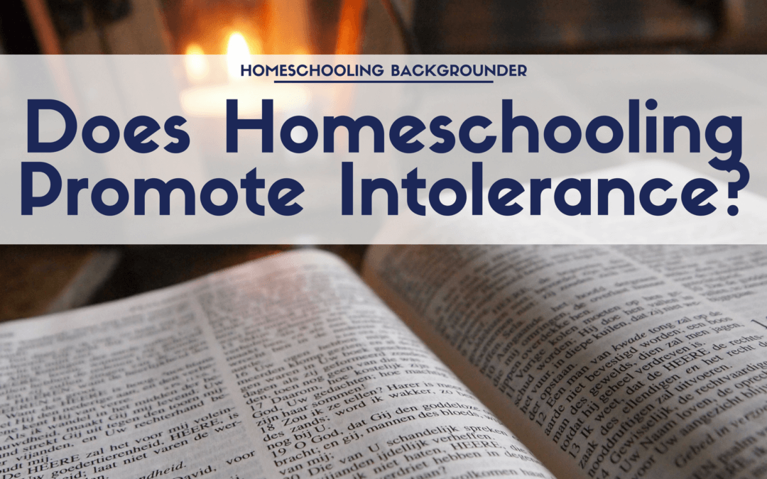 Does Homeschooling or Private Schooling Promote Political Intolerance?