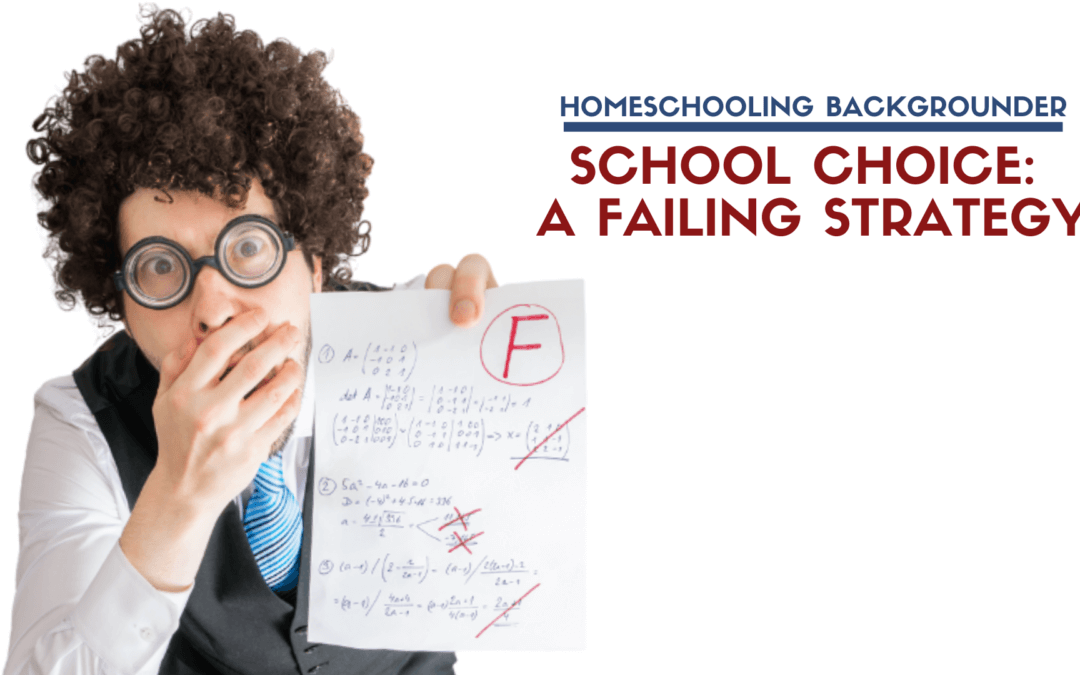 School Choice: A Failing Strategy